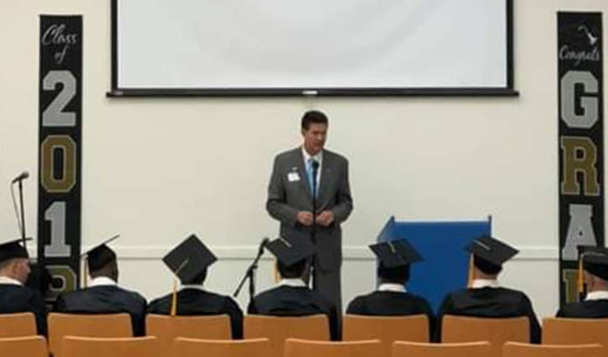 Alabama Secretary of State speaks at GEO Reentry’s ATEF graduation 2