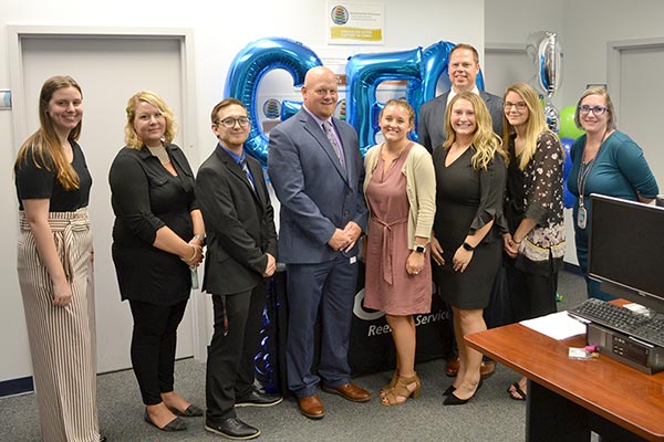 RSC staff hosted an anniversary event at the center after the September graduation.